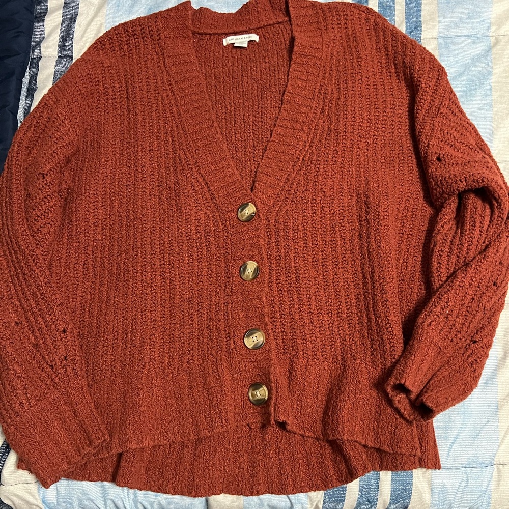 Orange sweater